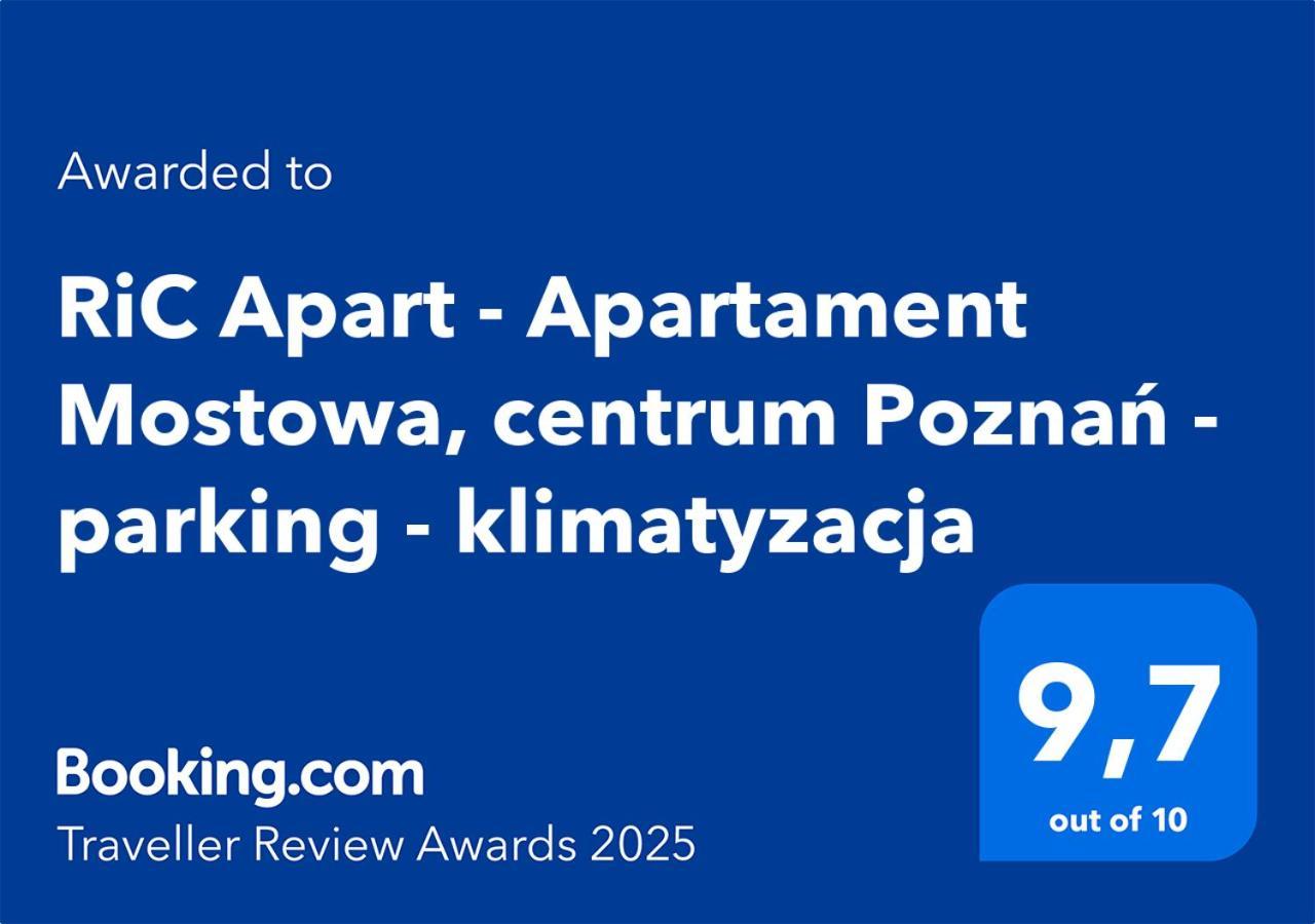 Ric Apart - Apartament Mostowa, Centrum Poznan - Parking - Klimatyzacja Exteriör bild